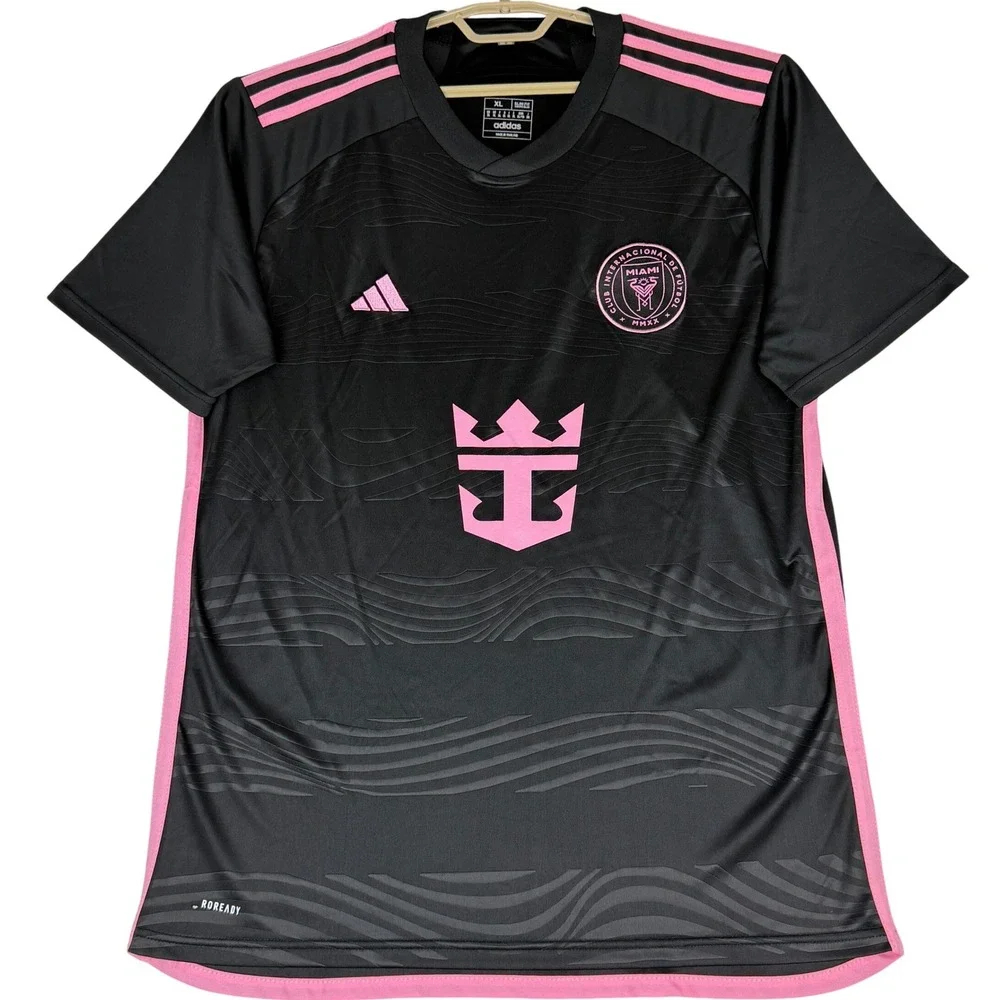 Adidas Inter Miami CF Suarez #9 La Noche Jersey Mens XL Black Pink AEROREADY